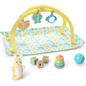 Melissa & Doug Mine to Love Toy Time Play Set for Dolls with Activity Gym, Stacker, Blocks, More (16 pcs)