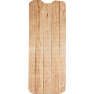 ENKOSI Bath Mat PVC Large 40 x 16 Inch Non-Slip Bathtub Mat with Secure Suction Cup Grip & Drain Holes Extra Long Bathroom Shower Mat for Tub and Shower Floors with Wood Print Design (40x16 Wood)