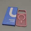 Magnetic for iPhone 17 Pro Case, [Anti-Slip] [Military-Grade Drop Protection] [Camera Protection] Skin-Friendly Slim Matte Shockproof Protective for iPhone 17 Pro Phone Case, Pink