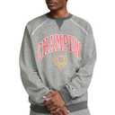 Champion Men's Yearbook Raglan Crewneck Sweatshirt, Champion Crest, Nine Iron Heather, Medium