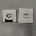 Smart Ring for Women Men, Health Tracker with Heart Rate/Blood Oxygen/Blood Pressure/Sleep Monitor/Step Counting, IP68 Waterproof Fitness Ring, No App Fees (Silver, 8#)