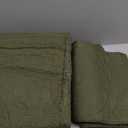 WURUIBO Olive Green Quilt Set King/Cal King Size, Embossing Microfiber Bedspreads with Pillow Sham, Ligthweight Breathable Thin Coverlet, Reversible Bedding Set for All Season (1 Quilt,2 Pillow Shams)