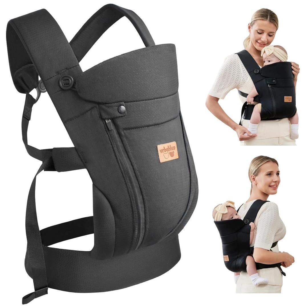 New Upgrade Ergonomic Baby Carrier Newborn Toddler Wrap Carrier,Hands Free Baby Sitting Support Sling,Breathable,Perfect for Infants/Chest Sling for Babies Shower Gift (Black) (Upgrade-with belt) New Upgrade Ergonomic Baby Carrier Newborn Toddler Wrap Carrier,Hands Free Baby Sitting Support Sling,Breathable,Perfect for Infants/Chest Sling for Babies Shower Gift (Black) (Upgrade-with belt)