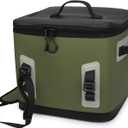 Soft Cooler 6Can to 28Can, Portable/Single Shoulder/Backpack Ice Chest Box, Dry & Wet Compartment Design, Built-in Bottle Opener, Suitable for Lunch, Beach, Travel, Camping