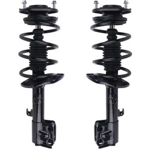 Autoround 172990 172989 Front Complete Shock Absorber Compatible with Toyota Corolla 2014 2015 2016 2017 2018 2019 1.8L L4, Left & Right Struts with Coil Spring Assembly