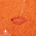MIULEE Orange Bathroom Rugs Set 2 Piece, Soft Absorbent Microfiber Bath Mat Set, Non Slip Quick Dry Machine Washable Plush Shaggy Bath Rugs for Bathroom Floor, Tub and Shower, 16x24 inches