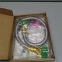 BEAULIFE 304 Stainless Steel Metal 3FT Short Garden Hose 3 Feet Flexible, Portable & Lightweight Kink Free Garden Water Outdoor Hose