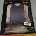 EvoShield Girls Racerback Chest Guard (Large, Grey)