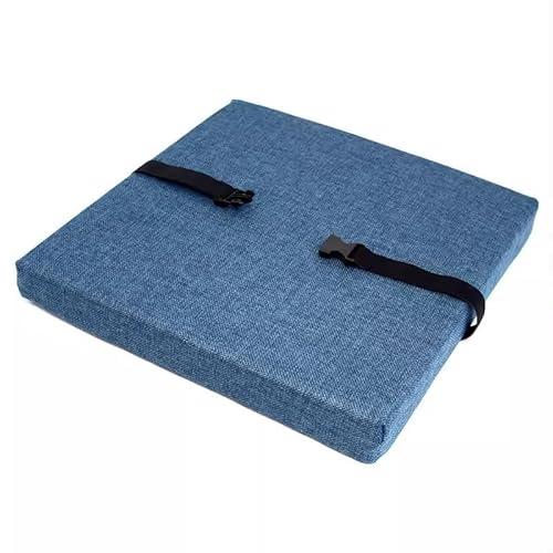 MCOSU Bar Stool Cushions Square with Ties 15 Inch,Non Slip Square Seat Pad with Ties 15x15in,Chair Cushions for Bar Stools (Color : 4#, Size : 15 * 15 * 3in)