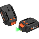 energup 2Pack 4.0Ah WA3525 Replace for Worx 20V Battery PowerShare for WA3520 WA3525 WA3575 WG890 WG891 for 20Volt Worx Batteries 20V