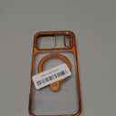 CASEKOO Cosmic Orange Glossy for iPhone 17 Pro Max Case [360 Spin Magnetic Stand][Fit for MagSafe][17FT Military Protection] Slim Hand-Polished Frame Titanium Alloy Sturdy Stand 6.9", Cosmic Orange