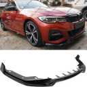 Front Lip Compatible with BMW G20 330e 330i M340i M-Sport 3-Series 2019-2022, MP Style Bumper Air Dam Lower Chin Spoiler Splitter, Protection Body (Glossy Black)