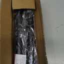 CorkLatta Black Shower Curtain Rod 31 to 68 Inch, 1 Inch Diameter Adjustable Spring Tension Stainless Steel Telescoping Rod, Easy Install, No Rust