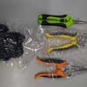 3 Pack Garden Pruning Shears Stainless Steel Blades Handheld Pruners Set with Gardening Gloves