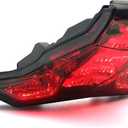 LED Tail Light Integrated Brake Stop Turn Signal Light Smoked Lens For KAWASAKI 2024-2025 ZX-6R(636)/zx6r krt edition For KAWASAKI 2021-2025 ZX-10R & ZX-10RR