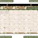 5 x Desk Calendar 2026-2027, 18-Month Calendar Runs from January 2026 to June 2027, 17" x 12" Desktop or Wall Calendar, Perfect Monthly Calendar Planner for Home, Office, or School - Garden Repose