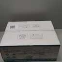 BayDay 46 inch Ceiling Fans with Lights, Black Ceiling Fan with Remote APP, Dual-Sided Modern/Rustic 6 Blades, Reversible, 3CCT, Flush Mount Low Profile Ceiling Fan with Lights Bedroom Kitchen Indoor