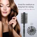PERFEHAIR Large Round Hair Brushes for Women - 2-Pack, Gentle Nylon Bristles for Blowouts, Styling & Curling, Ideal for Medium to Long Hair