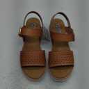 Skechers BOBS Women's 114143 Sandal, Luggage, 6