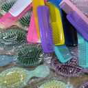 32-Piece Mini Hair Brush & Comb Set - 16 Mini Hair Combs & 16 Detangler Brushes for Women, Kids, Toddlers, Girls & Babies with Curly Hair