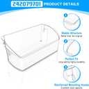 UPGRADED 242079701 Refrigerator Door Bin Compatible with Frigidaire Kenmore Refrigerator Door Shelf Replacement 242011501 242011503 242011504 LFHG2251TF5 LGHD2369TF FFHB2750TS FGHB2868TF Door Shelves