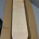 Honoson 6 Pcs Blank Skateboard Decks Maple Skateboard Deck 7 Ply Wooden Skate Decks Natural Wood Double Tail Plain Skateboard Concave Light Deck Bulk for Art Painting Home Decoration