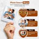 Memorial Wind Chimes for Outside, Personalized Sympathy Gift for Loss of Loved One, 32 Inch Memorial Wind Chimes for Mother Father Brother Sister (Cardinal)