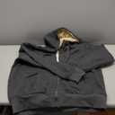 PUWEI Women's Winter Warm Fleece Jackets Thick Sherpa Lined Zip up Hoodies Heavyweight Sweatshirt Coat (XX-Large, Dark Grey)