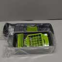 Vegetable Chopper, Pro Onion Chopper, 14 in 1Multifunctional Food Chopper, Kitchen Vegetable Slicer Dicer Cutter,Veggie Chopper With 8 Blades,Carrot and Garlic With Container (Gray) (Gray)