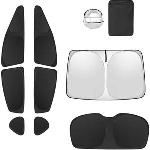 8pcs Car Window Shades for Subaru Crosstrek 2018-2023 Accessories,Windshield Side Rear Full Sunshade,Sun Visor UV Blocking, Privacy Protection and Blackout for Camping Outdoor