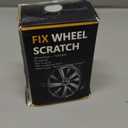 Mirror Silver Rim Touch Up Paint, Rim Repair Kit Curb Rash, Wheel Touch Up Paint for Quickly Fix Rim Scratches, Chips and Surface Damage