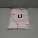 Rooscier Women's Satin Pajamas Set V Neck Short Sleeve Shirt With Shorts Sleepwear (Pink, L)