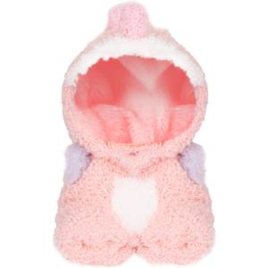 4 x Clothes for Doll, Clothes Compatible with Doll Accessories, Cute Green Dinosaur Style Dress Up Clothes for Figures Outfit, Suitable for 17cm Figures (Pink Dinosaur)