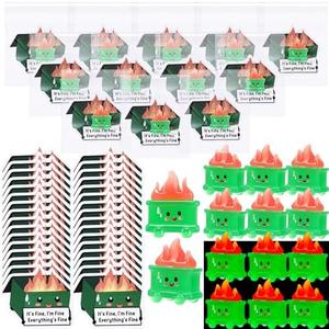 Croblissful Dumpster Desk Accessories Resin Gifts Bulk Luminous Mini Dumpster Collectible Figurine Ornament Emotional Support Desk Appreciation Gifts for Employee Coworker Teacher Boss(50 Set,Classic)