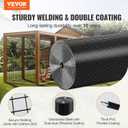 VEVOR Hardware Cloth, 24'' x 100' 1/2 inch Galvanized Wire Mesh Roll, 19 Gauge Chicken Wire Fencing Roll, Vinyl Metal Wire Mesh for Chicken Coop Barrier, Rabbit Snake Fences, Poultry Enclosures