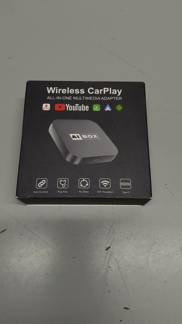 Wireless Carplay Adapter 2026 Upgrade Netflix Tiktok YouTube, Ai Box 2in1 for iPhone Carplay & Android Auto Stable Connect/Reconnect, Plug & Play Convert Wired Carplay to Wireless Adapter