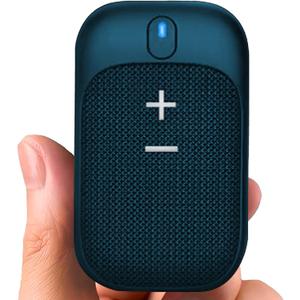 Golf Speaker/Wireless Wearable Bluetooth Speaker/Portable/Clip on/Up to 18hrs of Battery Life/Built-in Mic for Hands-Free Music and Calls/Water Resistant/Modern Design (Blue)