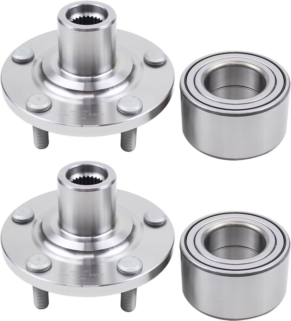 MOTOKU Front Wheel Hub Bearing Assembly for Toyota Camry 2.4 2004-2011, Camry 2.5Non-Hybrid 2012-2017, Highlander 3.0 3.3 AWD 2001-2005, Highlander 3.3 AWD Non-Hybrid 2006-2007, Solara 2.4 2004-2008