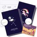 6 Pack Inspirational Journaling Notebooks Aesthetic - A5 Small Journals for Kids | Cute Notebook for Writing, Drawing, Doodling Note-taking and More | 8.3"x5.8" | Stars Model