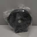 FRIZCOL 24000mAh 8 Inch Portable Clip On Fan, Battery Operated Golf Cart Fan with Lights and Remote, USB Fans Small Desk Fans Personal Quiet Fans for Office Stroller Bedroom and Camping (Black)