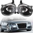 WFLNHB 1 Pair Fog Lights Replacement for A4 S4 B8 2009-2012 with Bulbs Driving Lamps Fog Lights Driver and Passenger Side