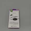 ReTrak Premier Series ETLTUSBBLK Retractable Lightning to USB Charge and Sync Cable for iPhone, iPod, and iPad (Black), 3.2 feet