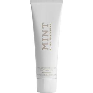 Mint Hollywood Smile Toothpaste (85 ml) - Innovative 2-Phase Formula with Whitening Booster - Fluoride-Free - MPT1 Ultra Polish Technology with Perlite - Pap Technology for Gentle Whitening - Vegan