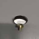 Crystal Cabinet Knobs Egg Shape Pulls for Dresser Satin Brass Knobs Elegant Decorative Handles for Kitchen Cabinets Smooth Finish for