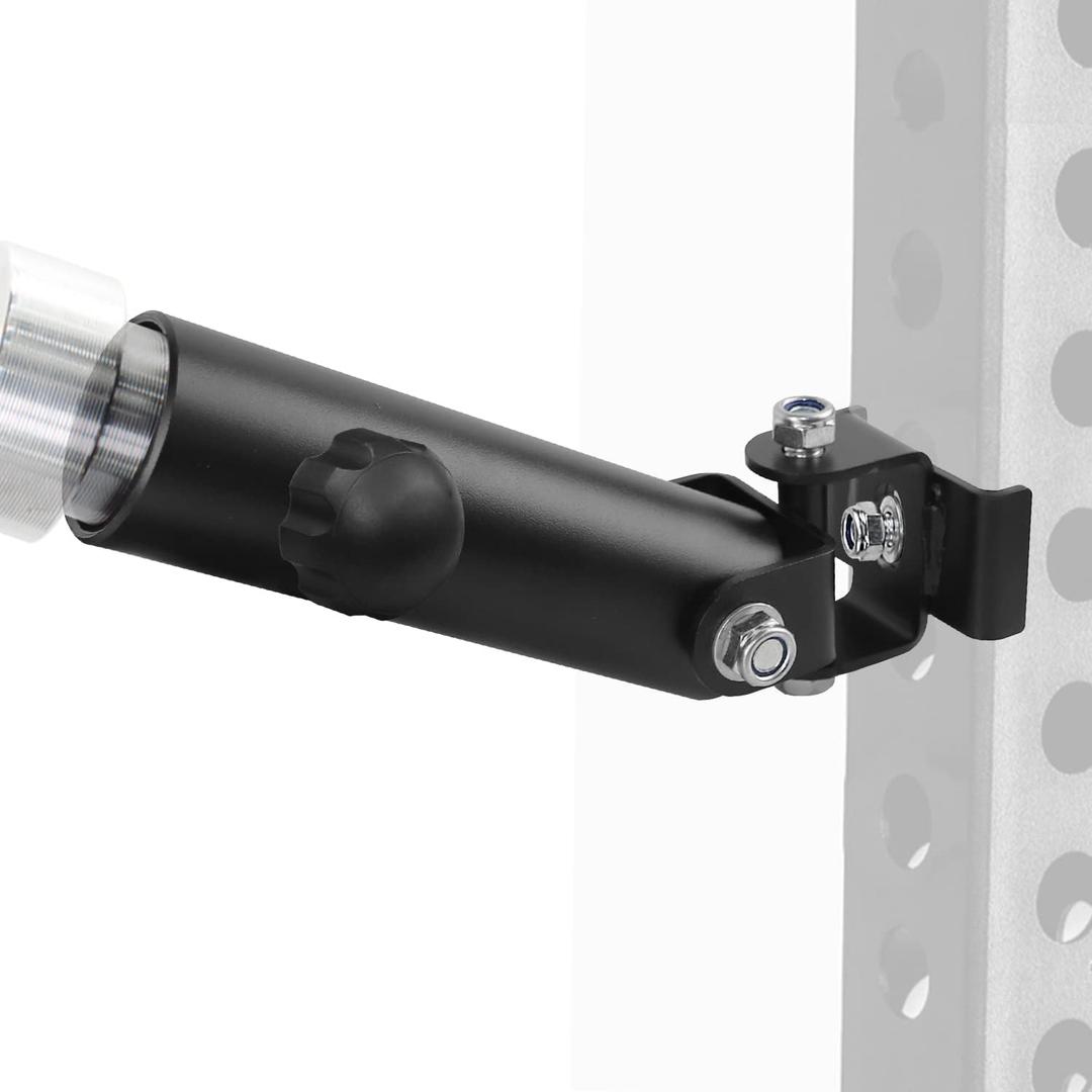 A2ZCARE Power Rack Mounted Landmine Attachment, T Bar Row Landmine Base, Fit 2-inch Olympic Row Bar, Compatible with 3x2 & 3x3 inch Power Cage