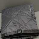 Peryiter Magnetic Thermal Insulated Door Curtain Fit 32'' x 80'' Oxford Waterproof with Thicken Cotton, Gray Windproof Insulation Cover for French/Patio Sliding Glass Doors(Seamless Style)