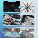 Custom Fit Windshield Sun Shade for BMW 4-Series 2021-2026, Blocks UV & Heat, Front Window Sunshade Accessorie, Easy Fold & Store Keep Your Car Cooler
