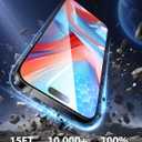 Mkeke for iPhone 15 Pro Screen Protector 3 Pack, [9H+ Hardness] [Military-Grade Drop Protection] [Sensitive Touch] [Easy Installation] [HD Clear] Full Edge Coverage Tempered Glass