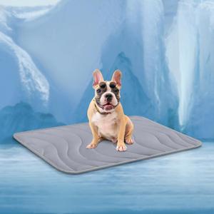 Cozyide Dog Cooling Mat, Small Cooling Mat for Dogs, Reversible Pad for Dog, 28" L x 22" W, Dark Grey