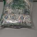 Lahome Oriental Washable Hallway Runner Rug, 2x6 Runners for Hallways Non Slip Ultra-Thin, Vintage Soft Long Carpet for Kitchen Bathroom Bedroom Laundry Room Eleanor, Green/Multi